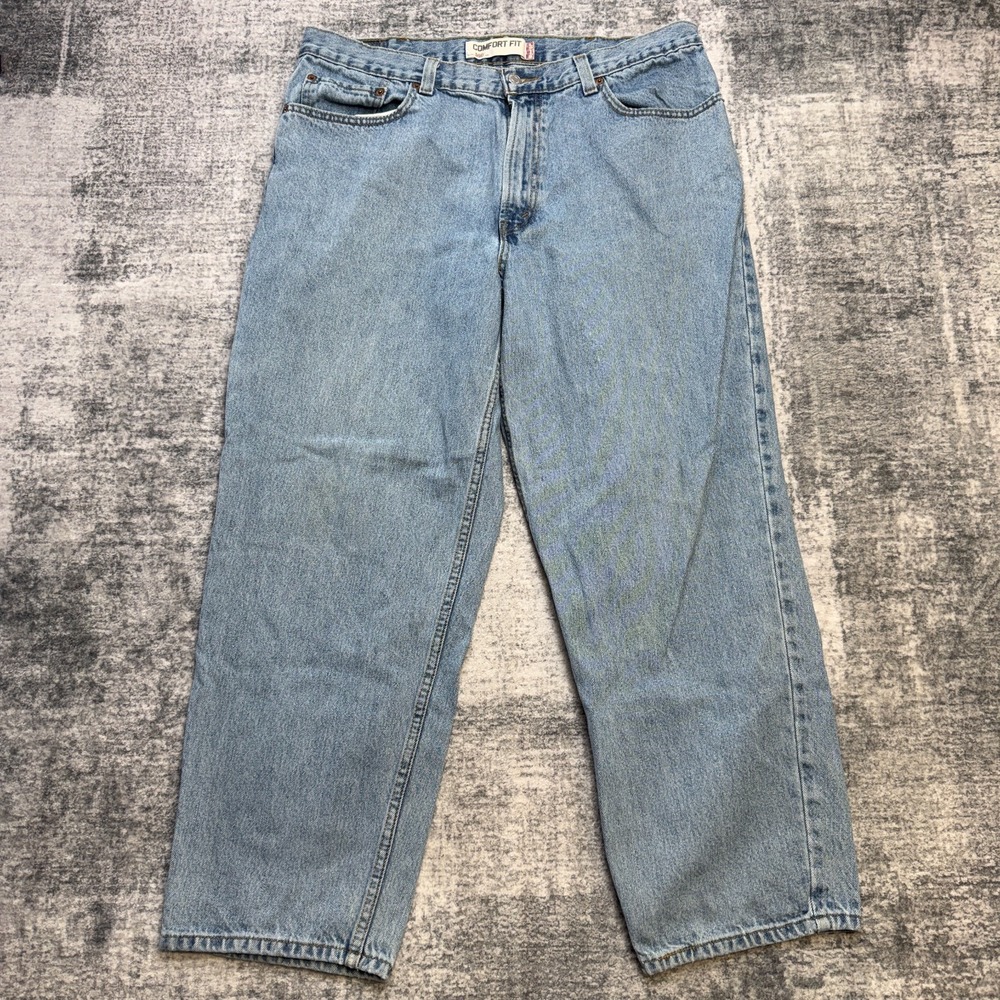 Y2K Levis 560 Jeans Mens 38x29 Blue Lighter Wash Comfort Fit Relaxed Tapered